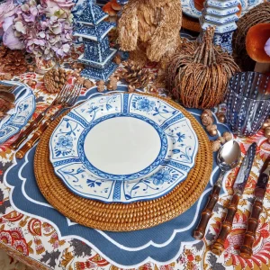 New Cadiz Hand Painted Dinner Plates (Set Of 4) Crockery Sets