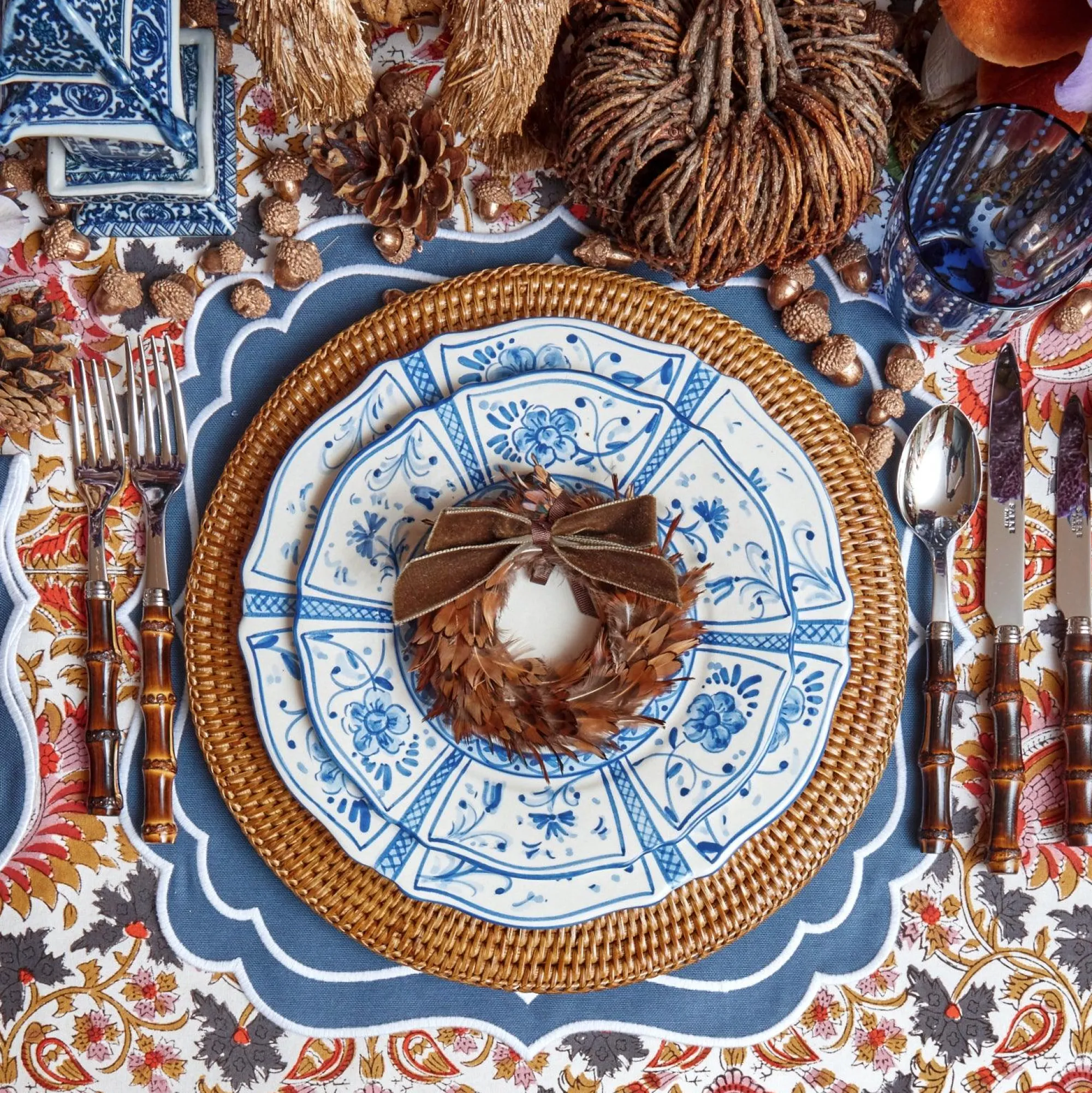 cadiz_hand_painted_starte_1.webp Store Cadiz Hand Painted Starter Plates (Set Of 4) Crockery Sets