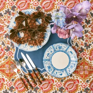 Store Cadiz Hand Painted Starter Plates (Set Of 4) Crockery Sets