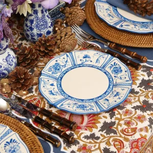 Store Cadiz Hand Painted Starter Plates (Set Of 4) Crockery Sets