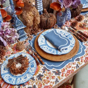 Store Cadiz Hand Painted Starter Plates (Set Of 4) Crockery Sets