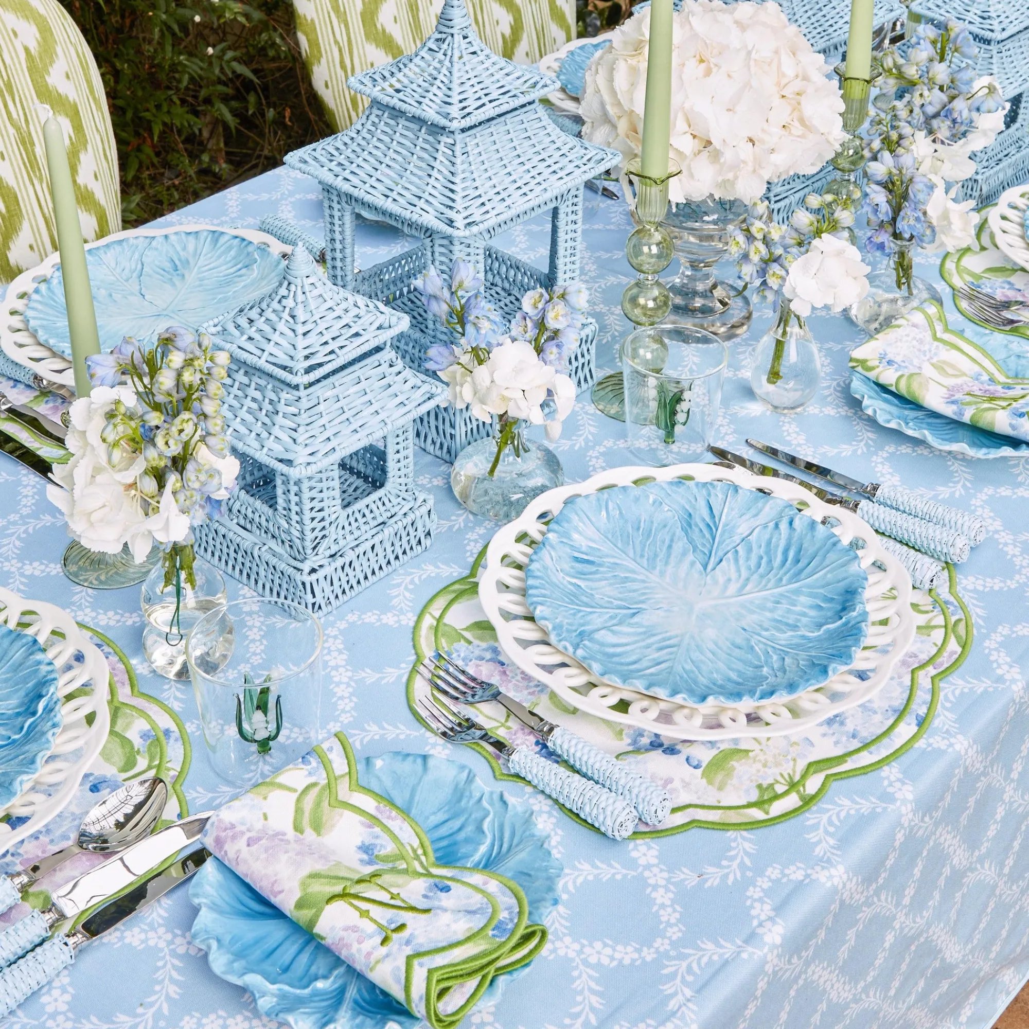 camilla_hydrangea_napkins_6.webp Store Camilla Hydrangea Napkins (Set Of 4) Napkins