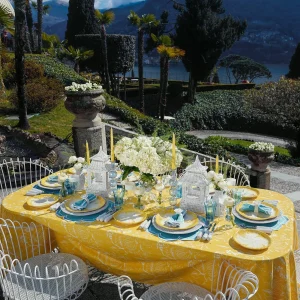 Shop Camille Azure Candle Set (Yellow) Candle Holders