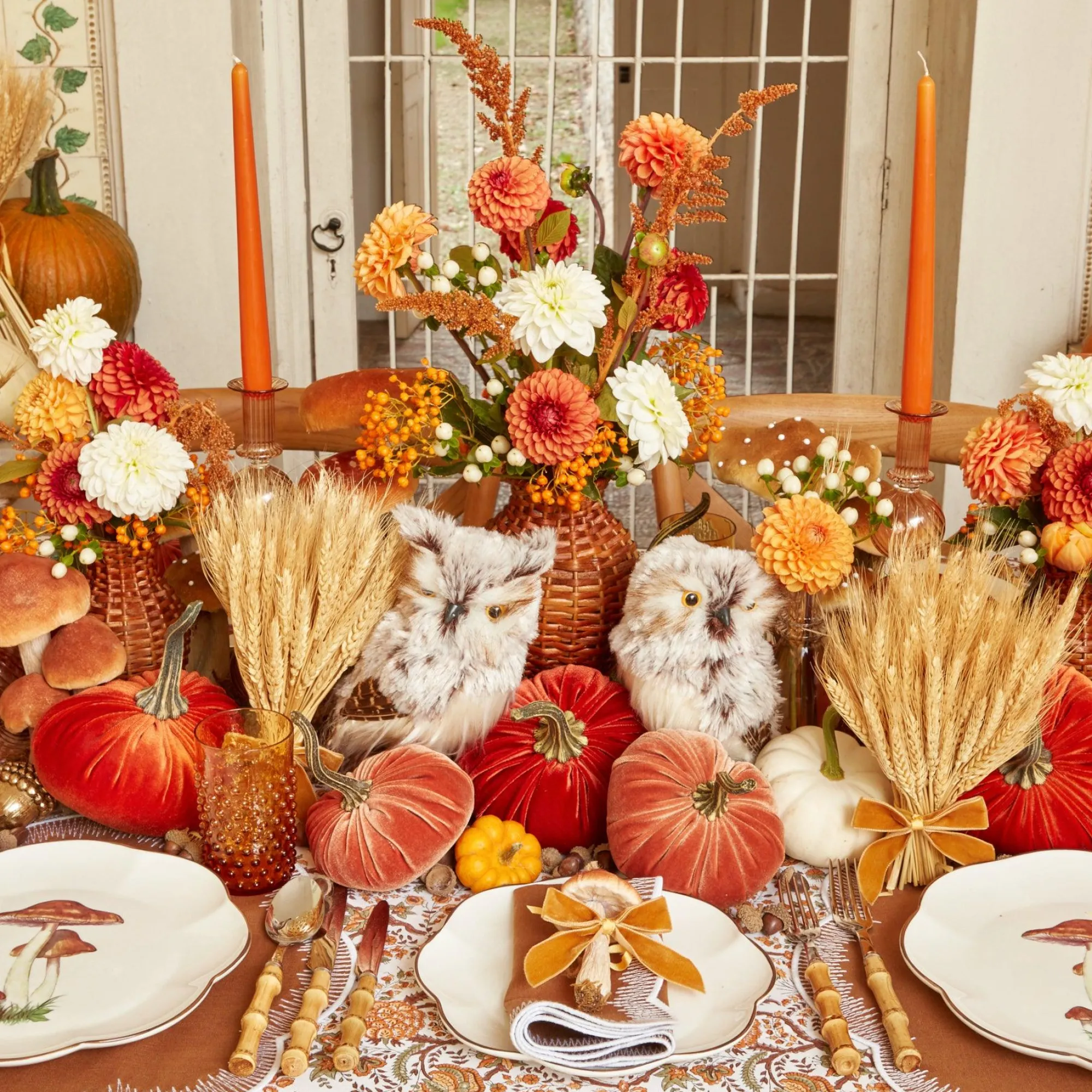 camille_chestnut_candle_h_10.webp Flash Sale Camille Chestnut Candle Holders (Pair) Candle Holders