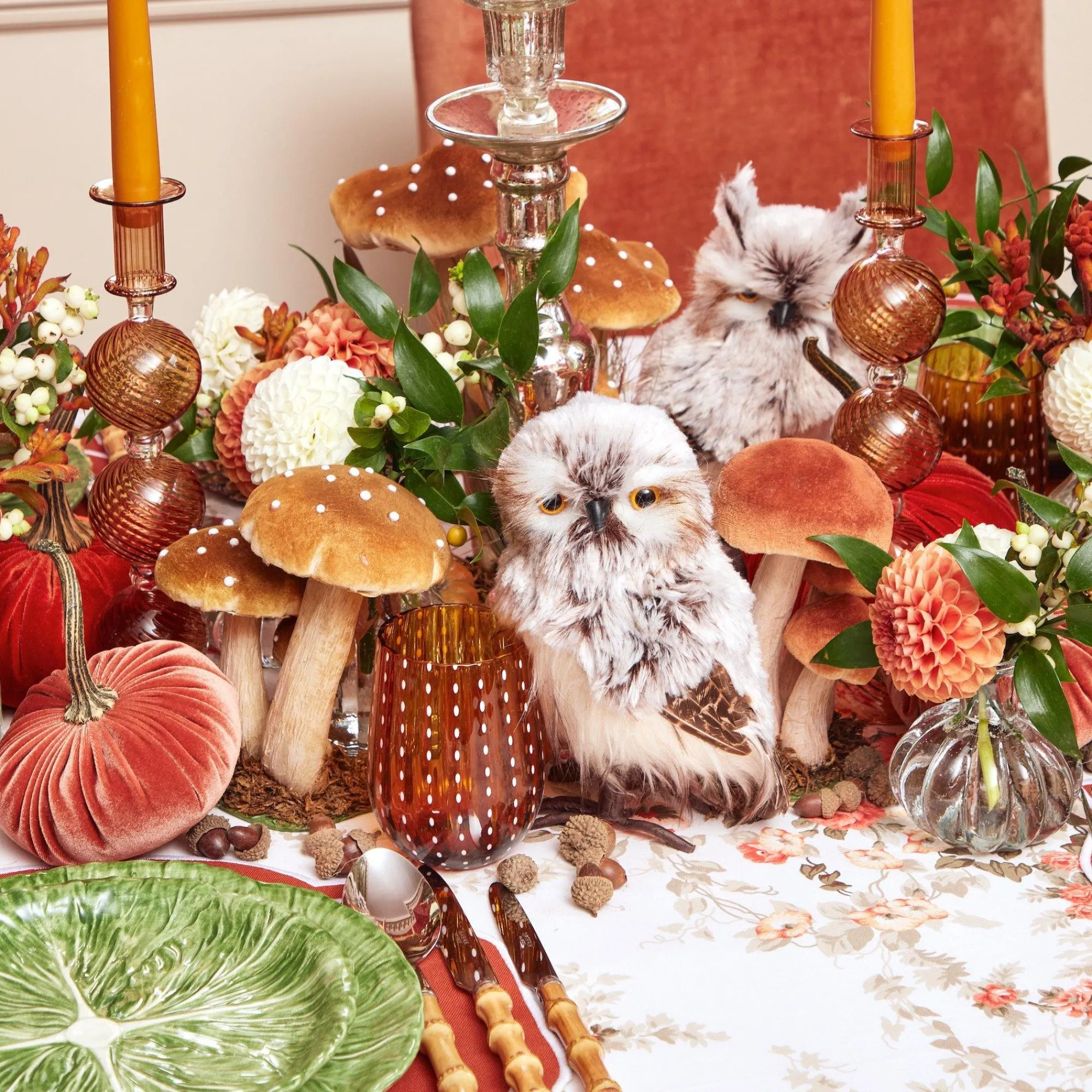 camille_chestnut_candle_h_19.webp Flash Sale Camille Chestnut Candle Holders (Pair) Candle Holders