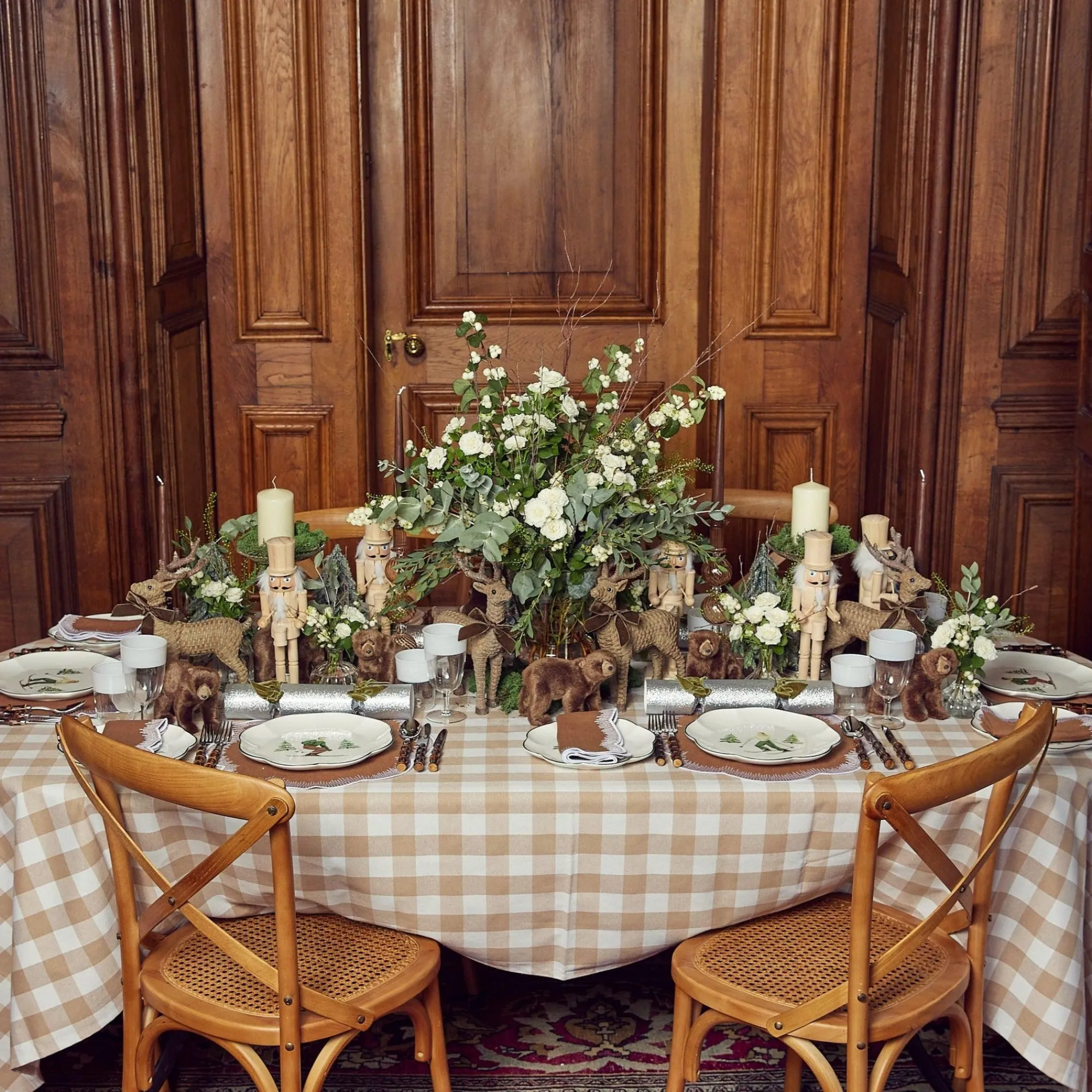 camille_chestnut_candle_h_2.webp Flash Sale Camille Chestnut Candle Holders (Pair) Candle Holders