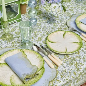 Store Capri Lettuce Dinner & Starter Plate (Set Of 8) Lettuce Crockery