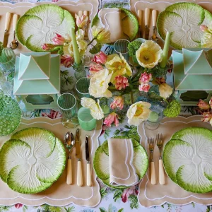 Store Capri Lettuce Dinner Plate (Set Of 4) Crockery Sets