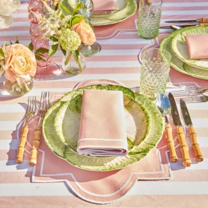 Hot Capri Lettuce Starter Plate (Set Of 4) Crockery Sets