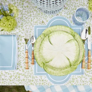 Hot Capri Lettuce Starter Plate (Set Of 4) Crockery Sets