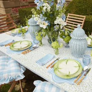 Hot Capri Lettuce Starter Plate (Set Of 4) Crockery Sets