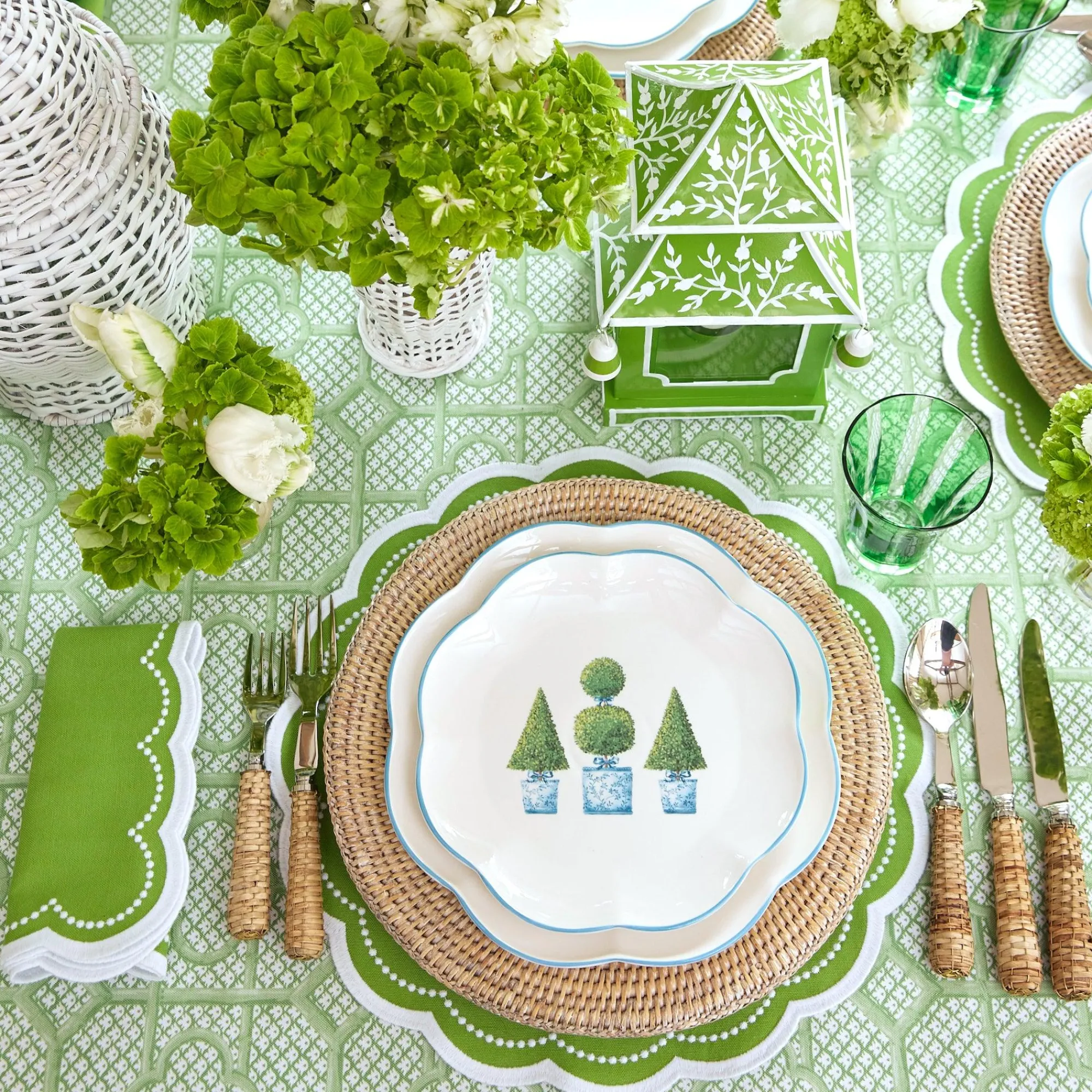 cecily_green_napkins_set__3.webp Cheap Cecily Green Napkins (Set Of 4) Napkins