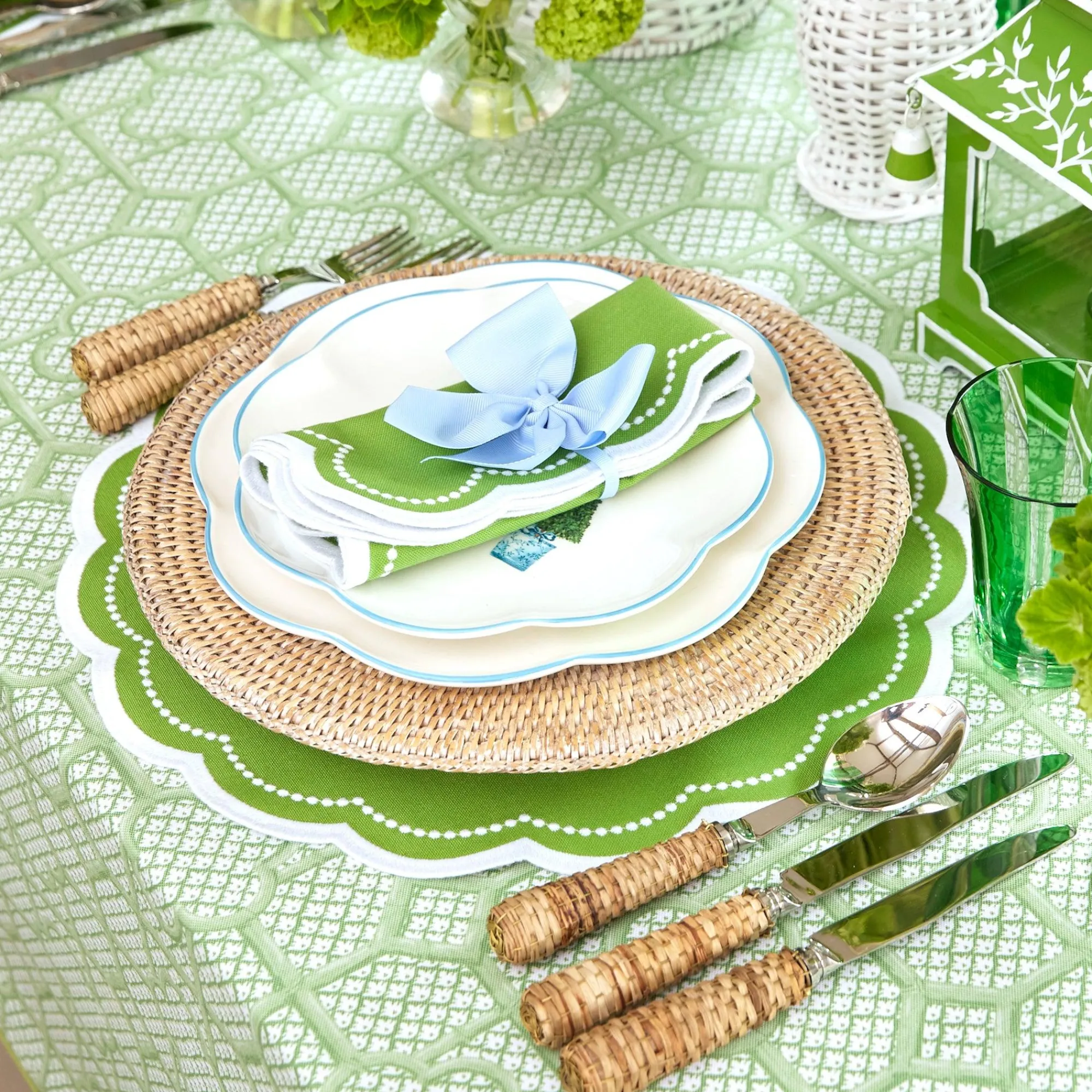 cecily_green_napkins_set__7.webp Cheap Cecily Green Napkins (Set Of 4) Napkins