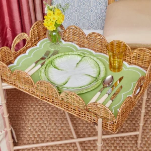 Sale Cecily Green Tray Liner Placemats