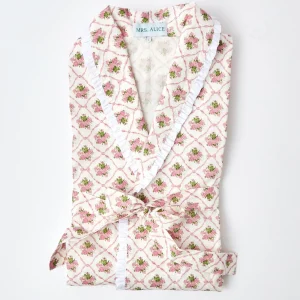Hot Children's Pink Bouquet Dressing Gown Aprons & Robes
