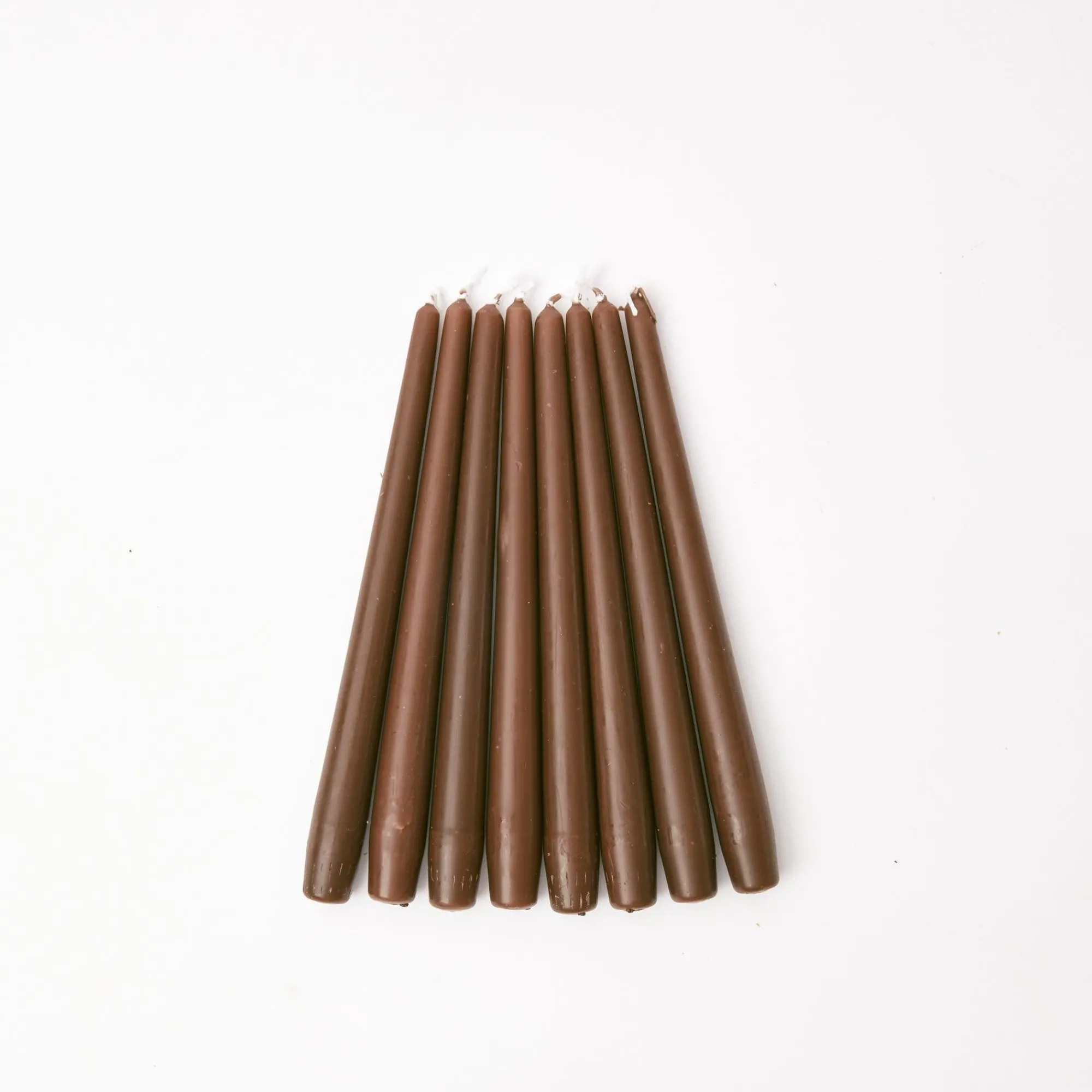 chocolate_brown_candles_s_14.webp Clearance Chocolate Brown Candles (Set Of 8) Candles
