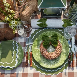 Discount Chocolate Gingham Tablecloth Tablecloths