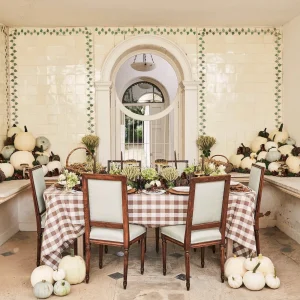 Discount Chocolate Gingham Tablecloth Tablecloths