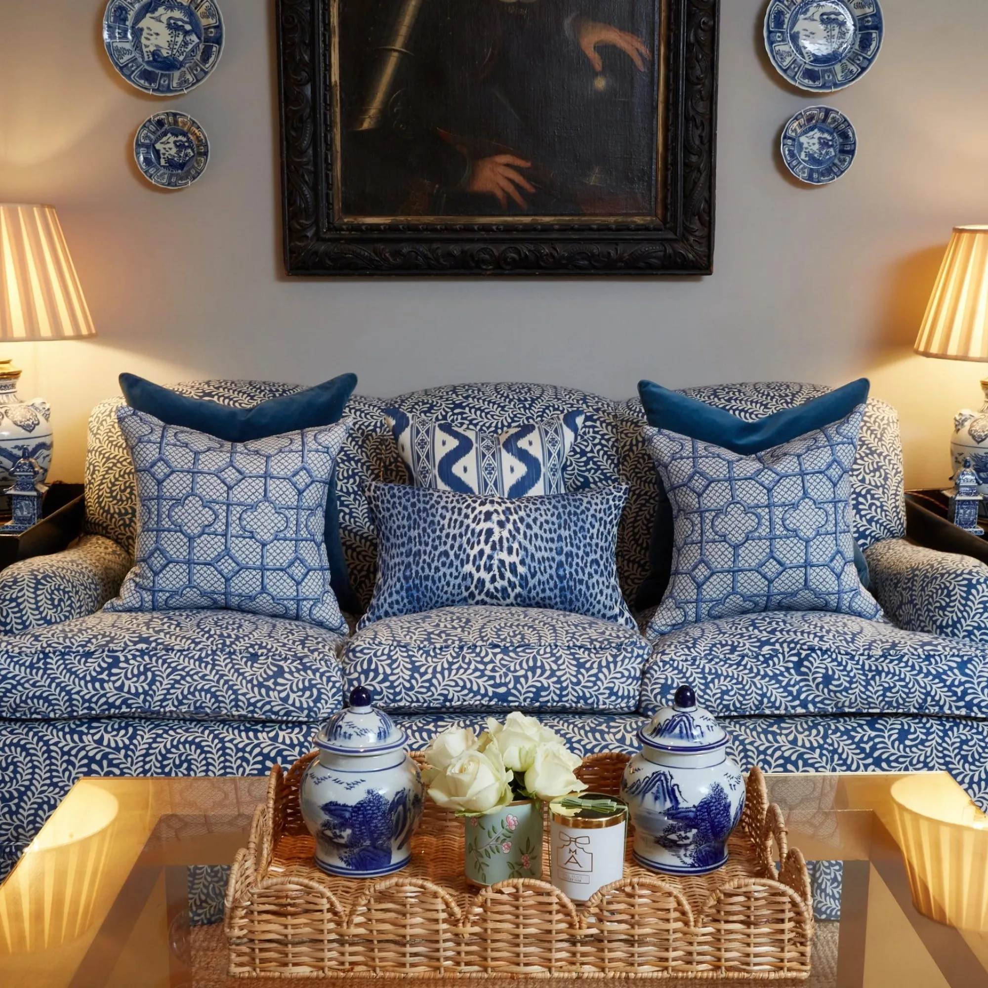 cobalt_blue_leopard_fabri_2.webp Sale Cobalt Blue Leopard Fabric Serena Fresson Fabrics