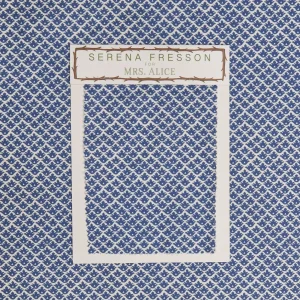 Best Cobalt Blue Lotus Flower Fabric Serena Fresson Fabrics