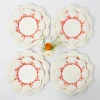 Store Coral Dinner & Starter Plates (Set Of 8) Crockery Sets