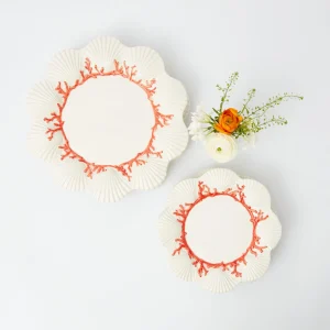 New Coral Starter Plates (Set Of 4) Crockery Sets