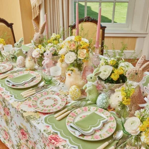 Clearance Dahlia Garland Dinner Plate (Set Of 4) Crockery Sets