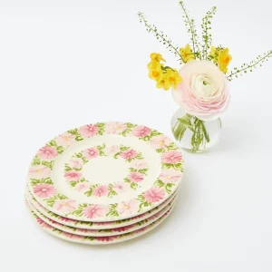 Hot Dahlia Starter Plates (Set Of 4) Starter Plates