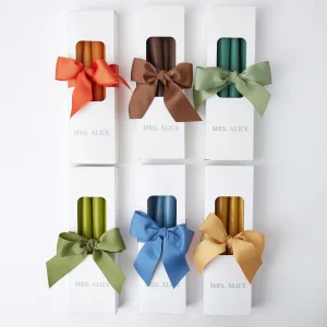 Cheap Dusty Green Candles (Set Of 8) Candles