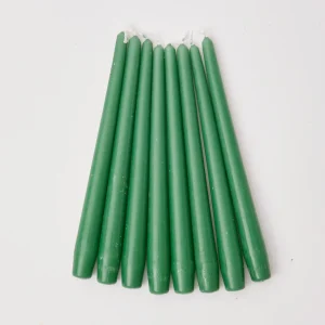 Cheap Dusty Green Candles (Set Of 8) Candles