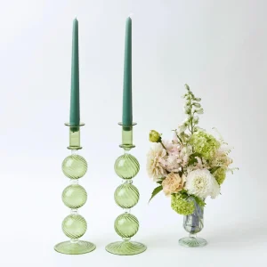 Cheap Dusty Green Candles (Set Of 8) Candles