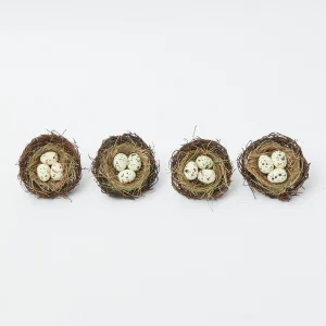 Hot Easter Nest Napkin Rings (Set Of 4) Napkin Rings, Bows & Wreaths