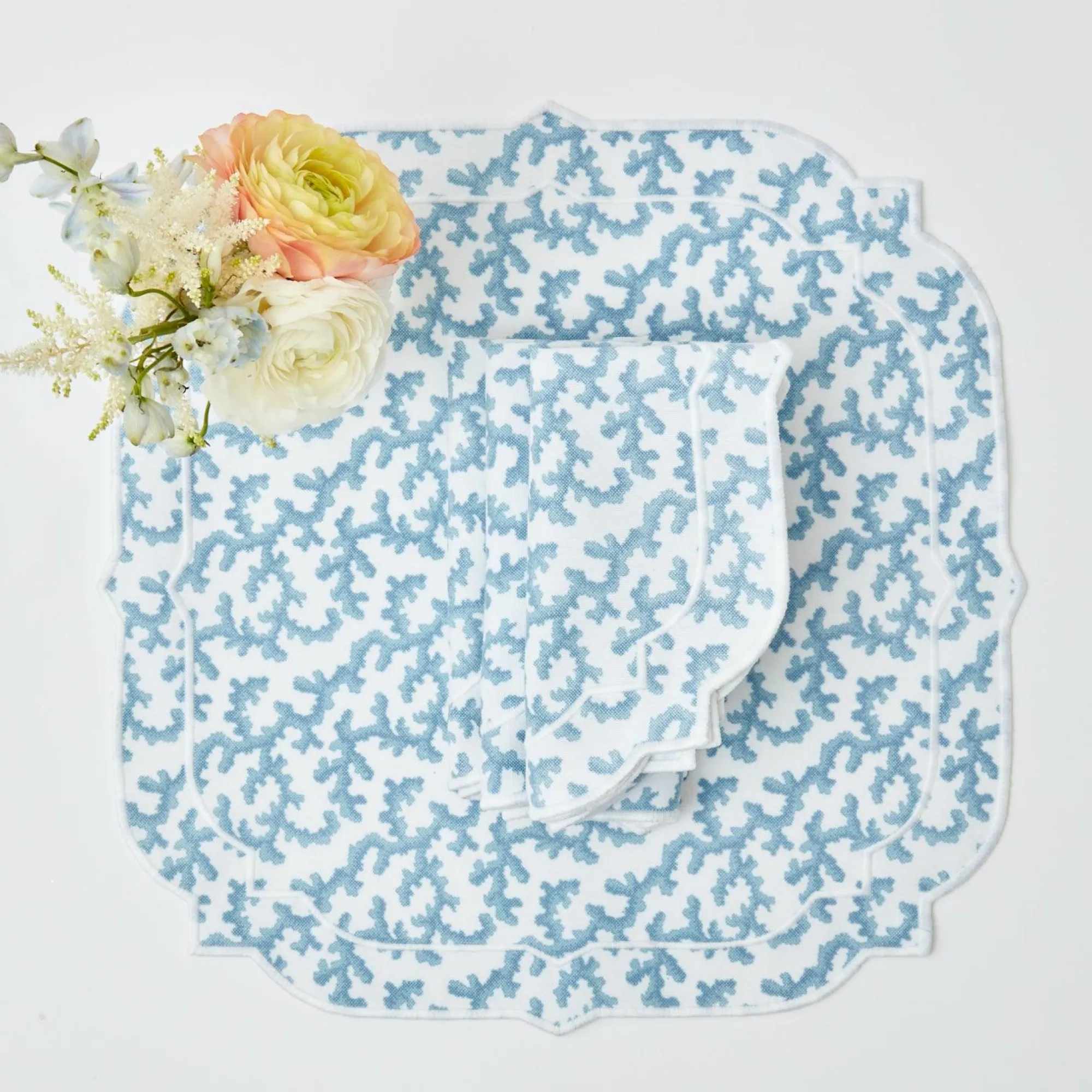 edie_blue_coral_napkins_s_0.webp Online Edie Blue Coral Napkins (Set Of 4) Napkins
