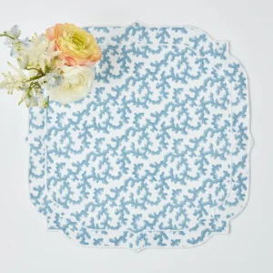 Online Edie Blue Coral Napkins (Set Of 4) Napkins