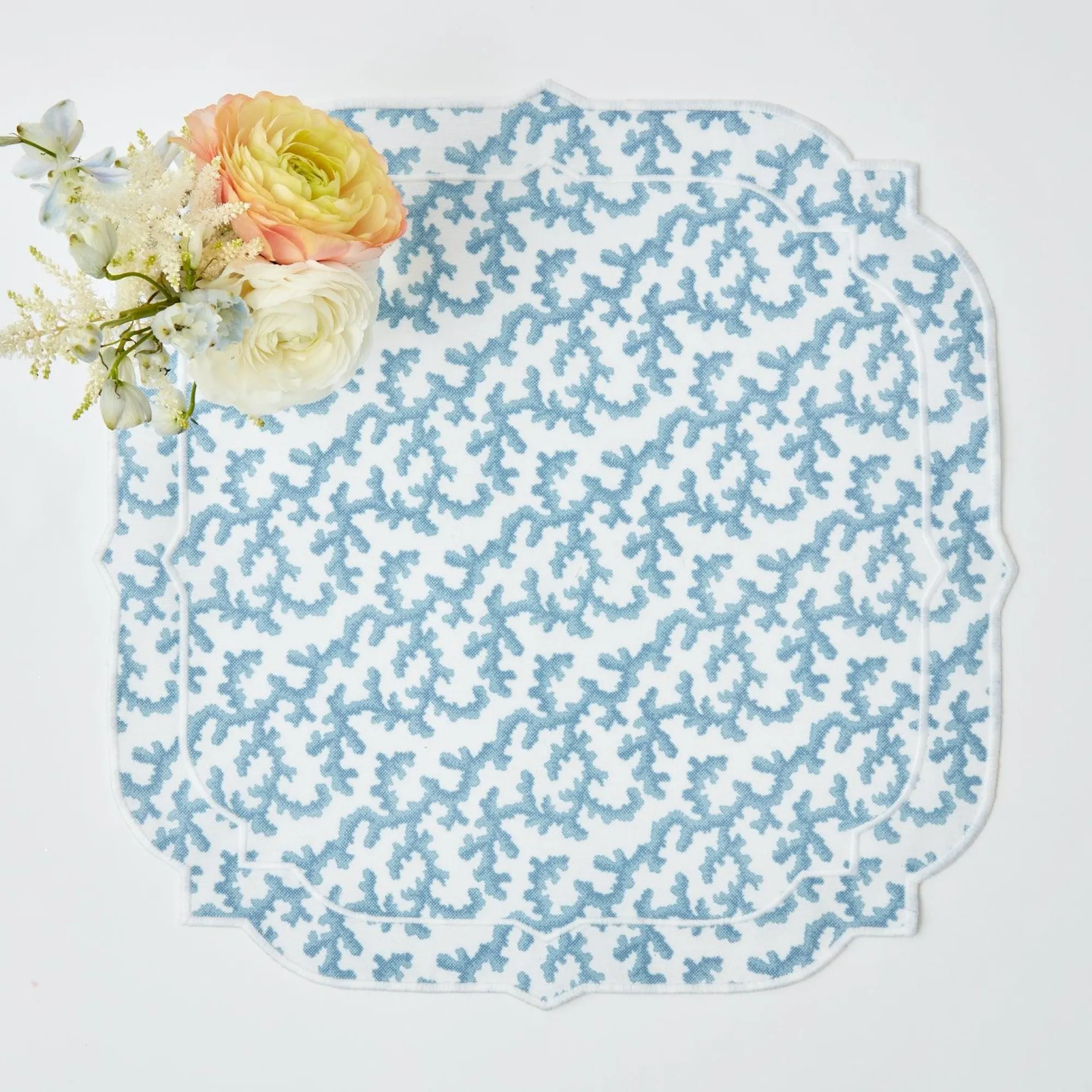 edie_blue_coral_napkins_s_11.webp Online Edie Blue Coral Napkins (Set Of 4) Napkins