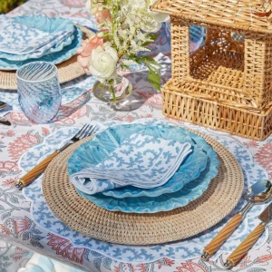Online Edie Blue Coral Napkins (Set Of 4) Napkins