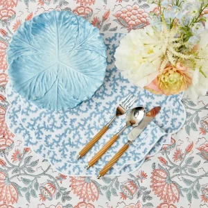 Hot Edie Blue Coral Placemats (Set Of 4) Placemats
