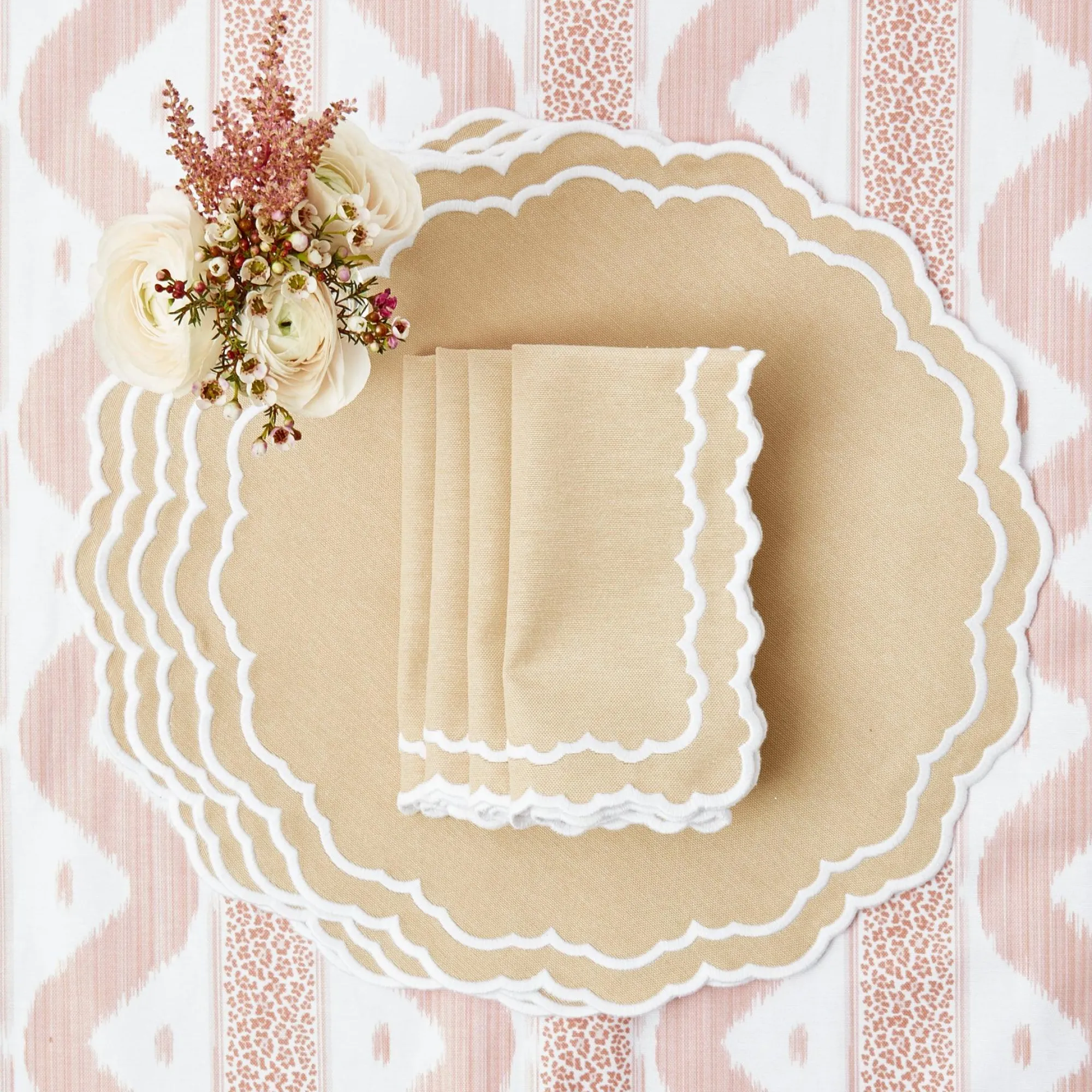 edith_sand_napkins_set_of_9.webp Discount Edith Sand Napkins (Set Of 4) Napkins