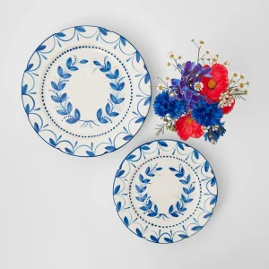 Cheap Elizabeth Garland Dinner & Starter Plates (Set Of 8) Dinner Plates
