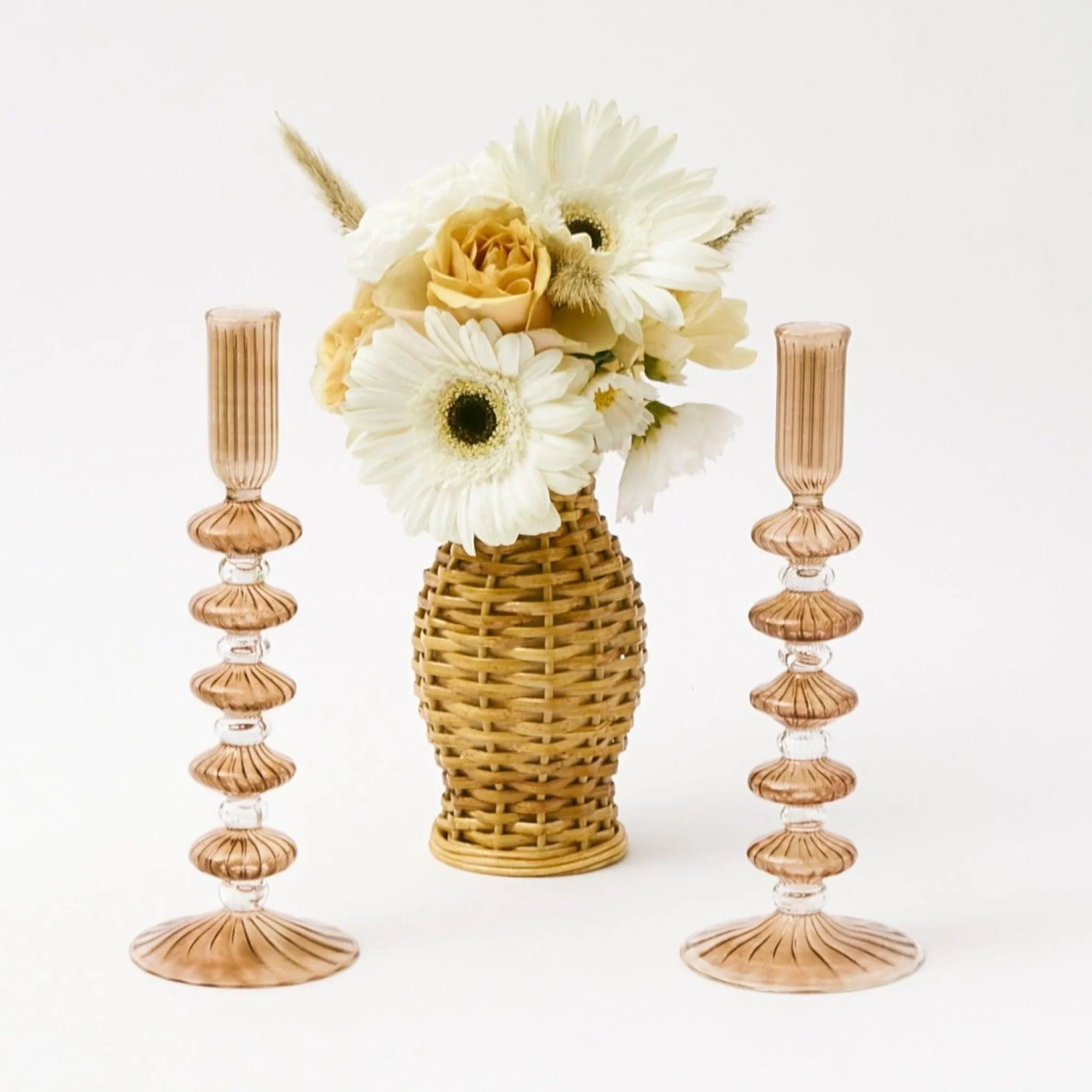 elodie_chestnut_candle_ho_3.webp Store Elodie Chestnut Candle Holder (Pair) Candle Holders