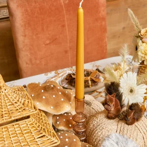 Store Elodie Chestnut Candle Holder (Pair) Candle Holders