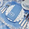 Flash Sale Eloise Blue Placemats & Coronation Napkins (Set Of 4) Table Linen Sets