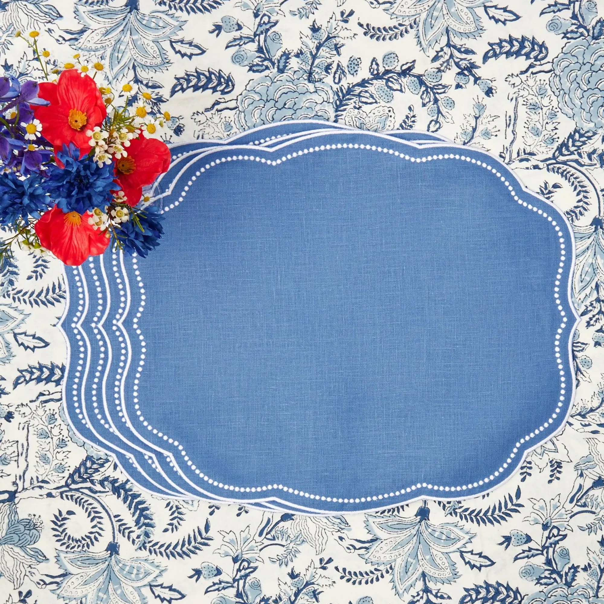 eloise_blue_placemats__co_12.webp Flash Sale Eloise Blue Placemats & Coronation Napkins (Set Of 4) Table Linen Sets