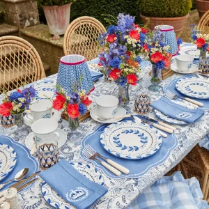 Flash Sale Eloise Blue Placemats & Coronation Napkins (Set Of 4) Table Linen Sets