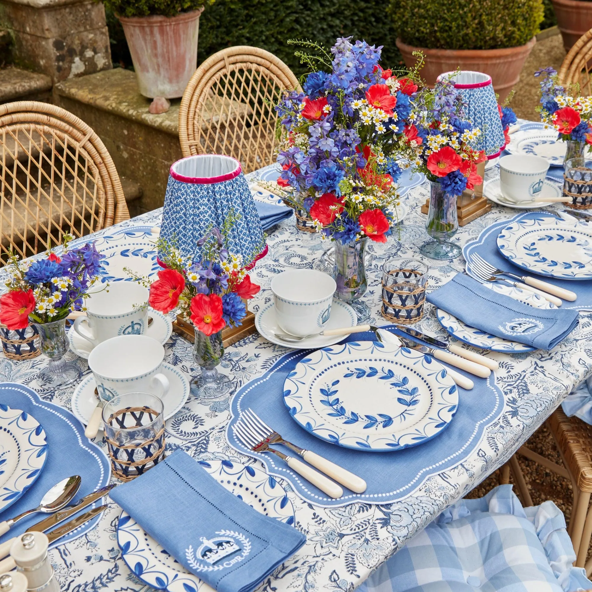 eloise_blue_placemats__co_16.webp Flash Sale Eloise Blue Placemats & Coronation Napkins (Set Of 4) Table Linen Sets