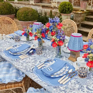 Flash Sale Eloise Blue Placemats & Coronation Napkins (Set Of 4) Table Linen Sets