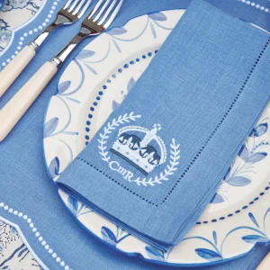 Flash Sale Eloise Blue Placemats & Coronation Napkins (Set Of 4) Table Linen Sets