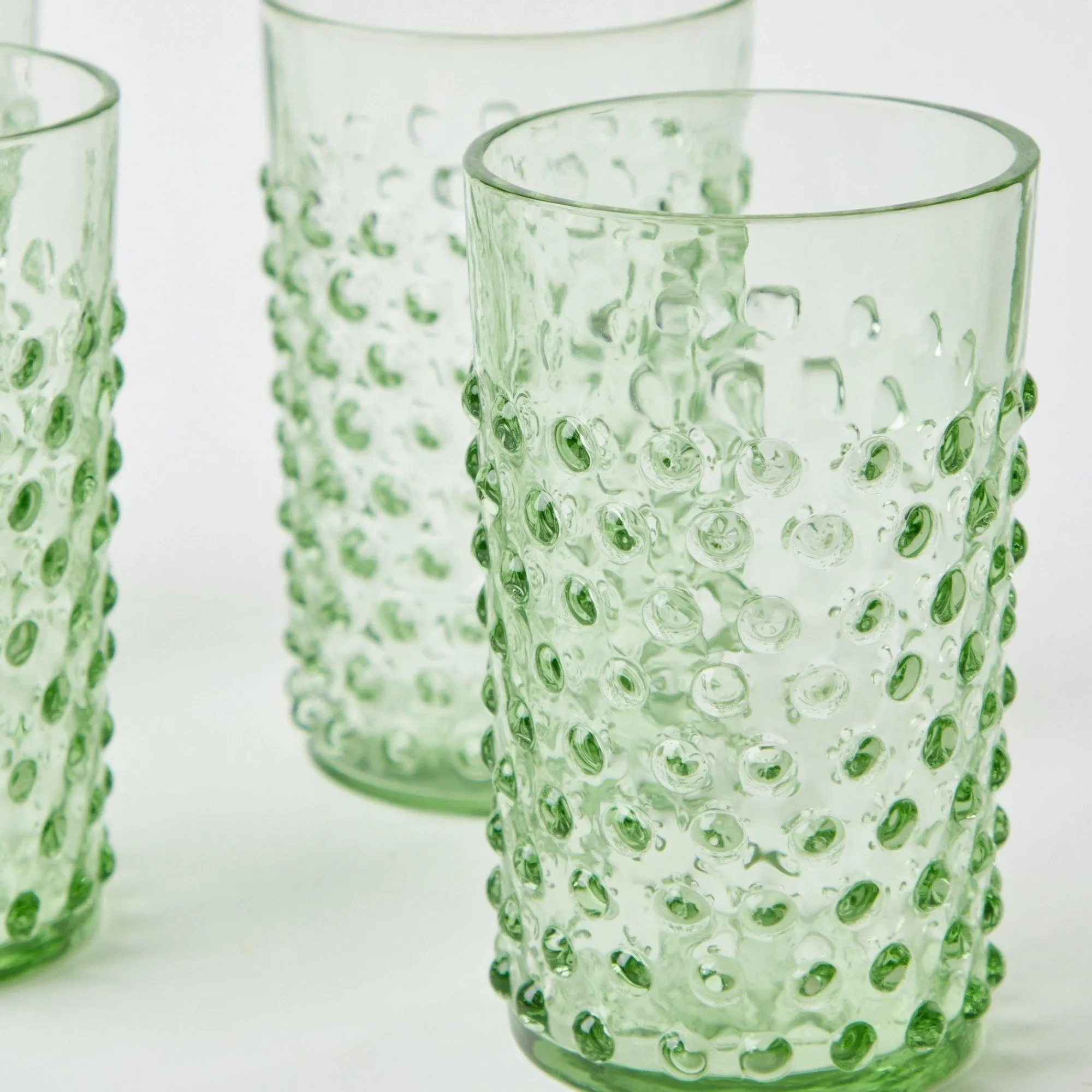 emerald_hobnail_glasses_s_5.webp Clearance Emerald Hobnail Glasses (Set Of 6) Glasses