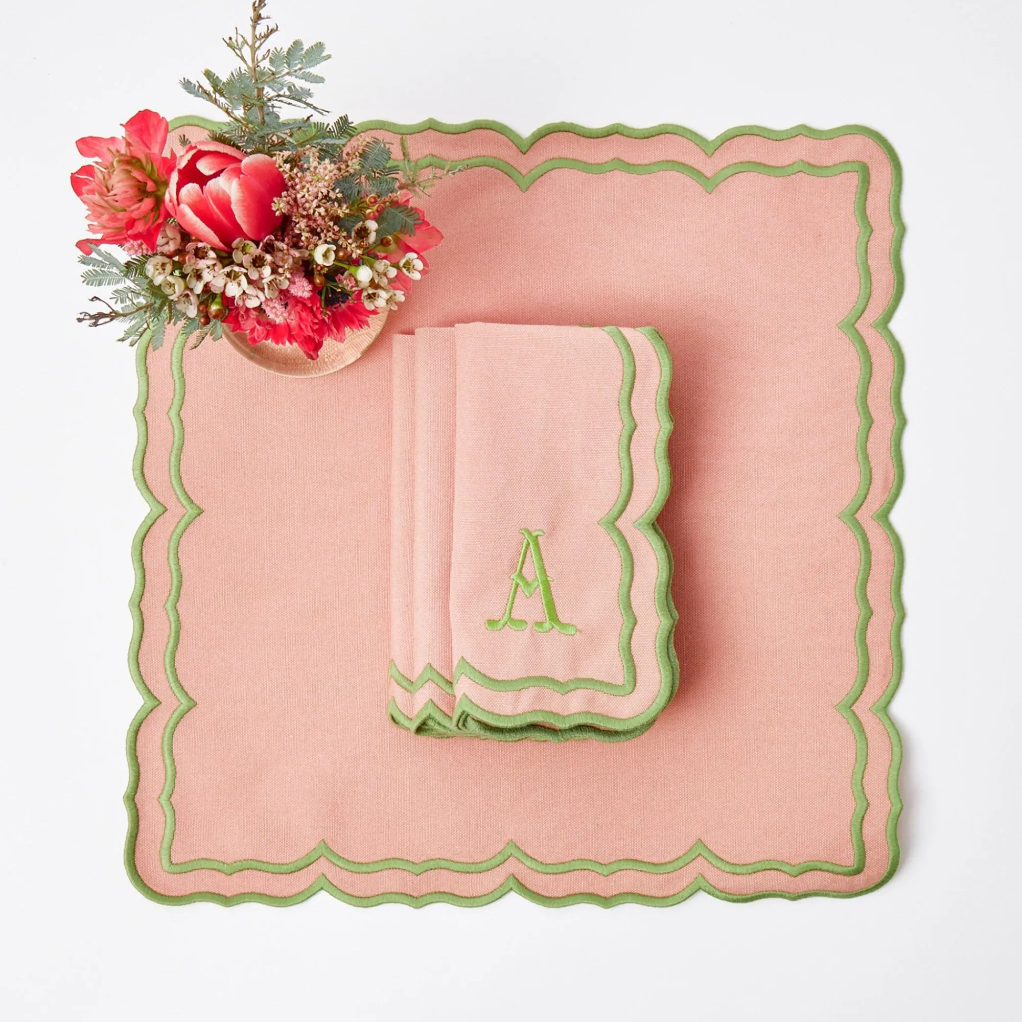 fleur_pink_napkins_set_of_10.webp Hot Fleur Pink Napkins (Set Of 4) Napkins