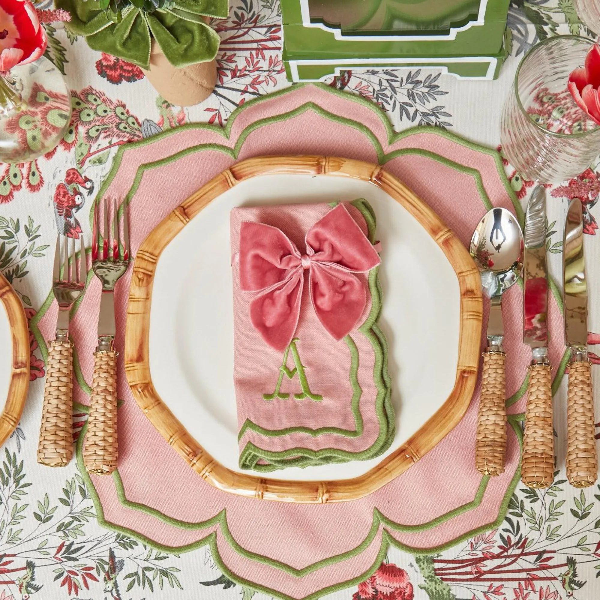 fleur_pink_placemats_set__11.webp New Fleur Pink Placemats (Set Of 4) Placemats